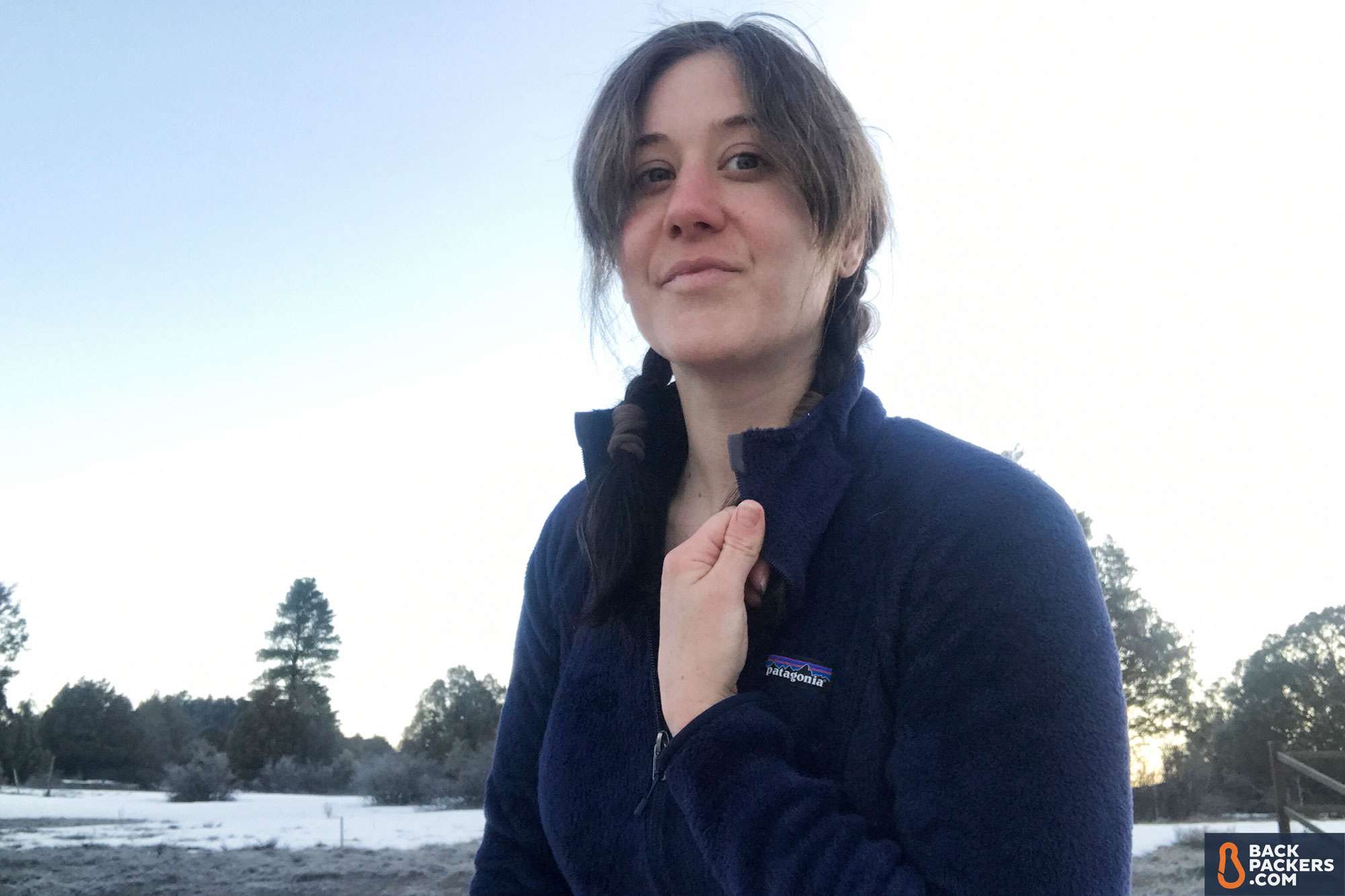 Patagonia R2 Review: High-Performance Fleece for Hikers 3 Patagonia-R2-review-logo-worn