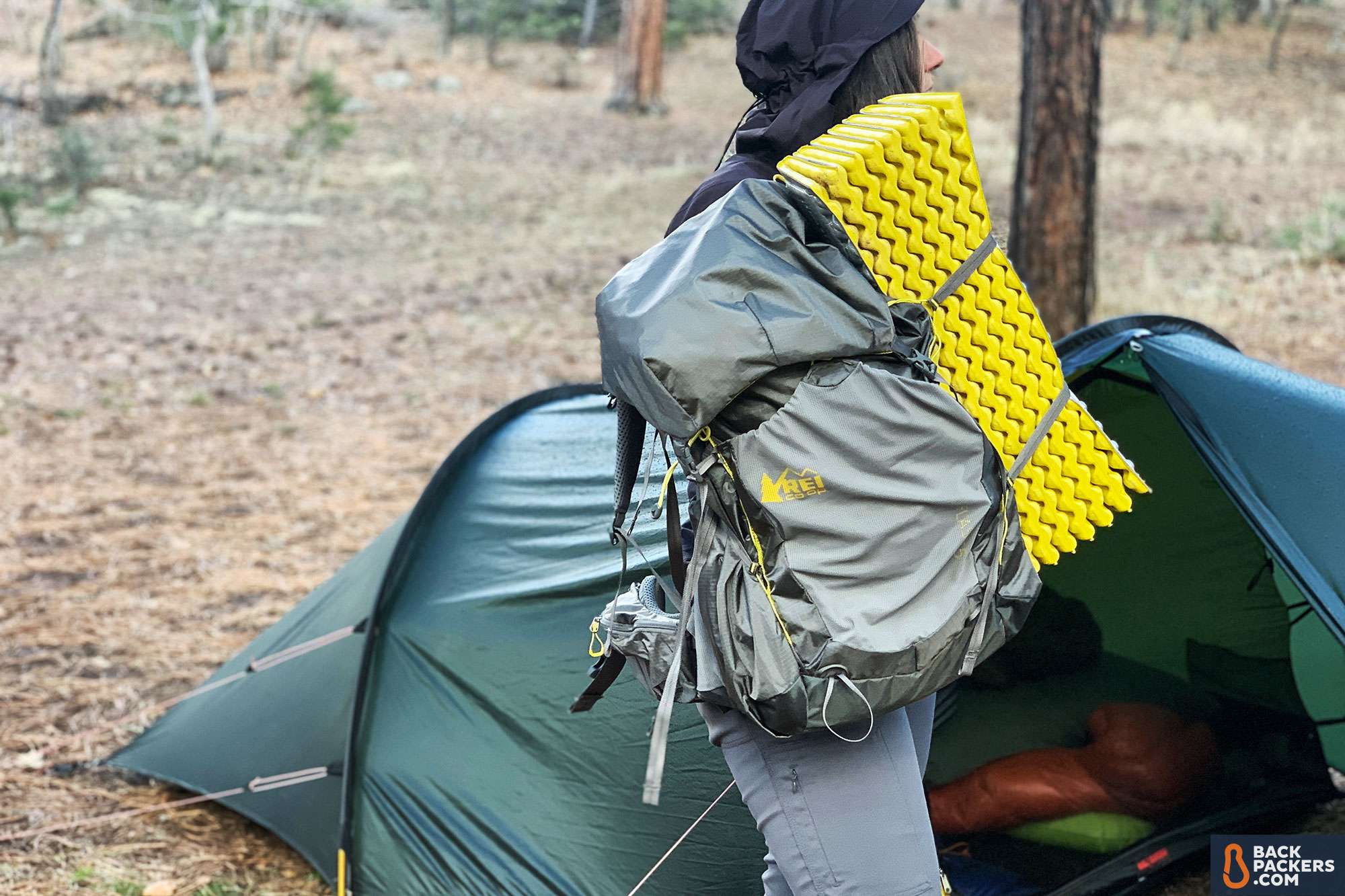 REI Flash 55 Review: Ultralight Meets Affordable 1 REI-Flash-55-packing-up-before-leaving-camp