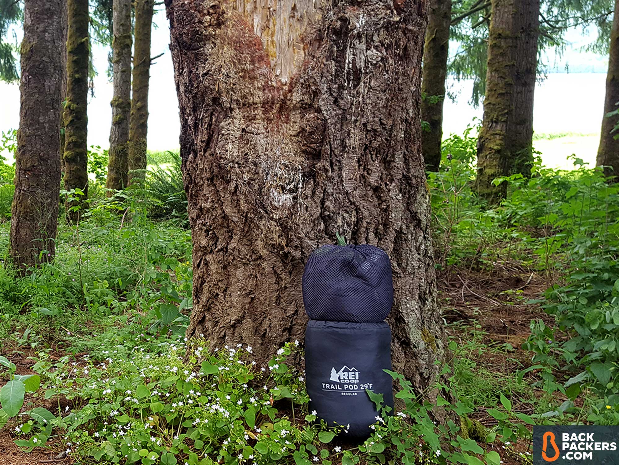 REI Trail Pod Sleeping Bag Review 6 REI-Trail-Pod-29-review-bag-in-stuff-sack-2