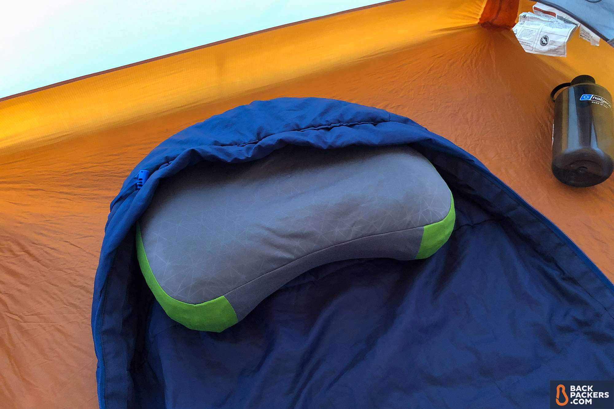 Sea to Summit Aeros Pillow Review 5 Sea-to-Summit-Aeros-Pillow-Premium-review-in-mummy-hood