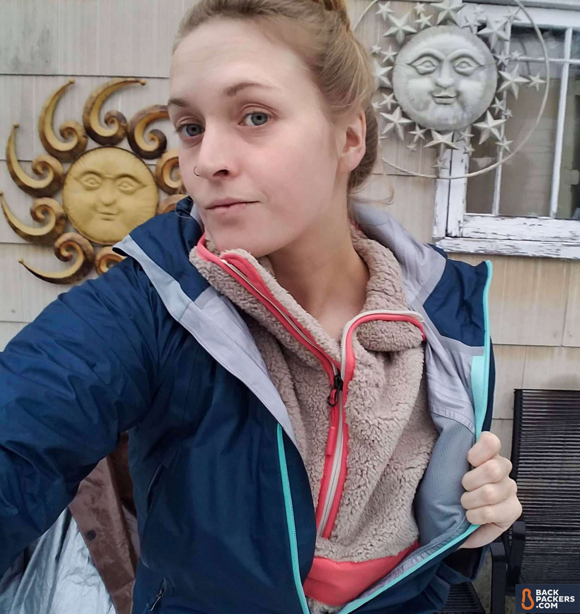 The North Face Campshire Fleece Review 5 The-North-Face-Campshire-review-layering-under-rain-jacket