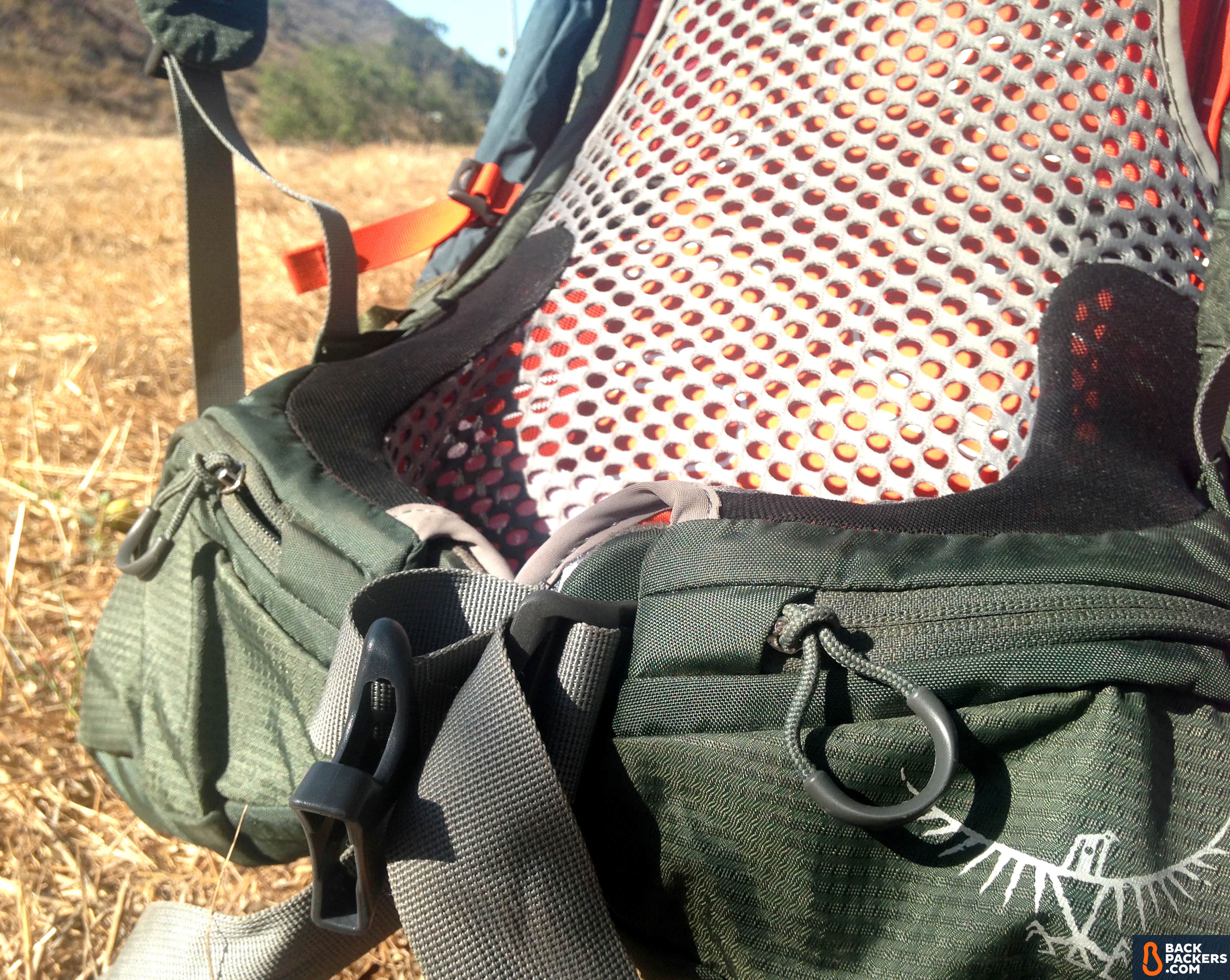 Osprey Atmos 65 AG Backpack Review 5 osprey-atmos-65-ag-pockets