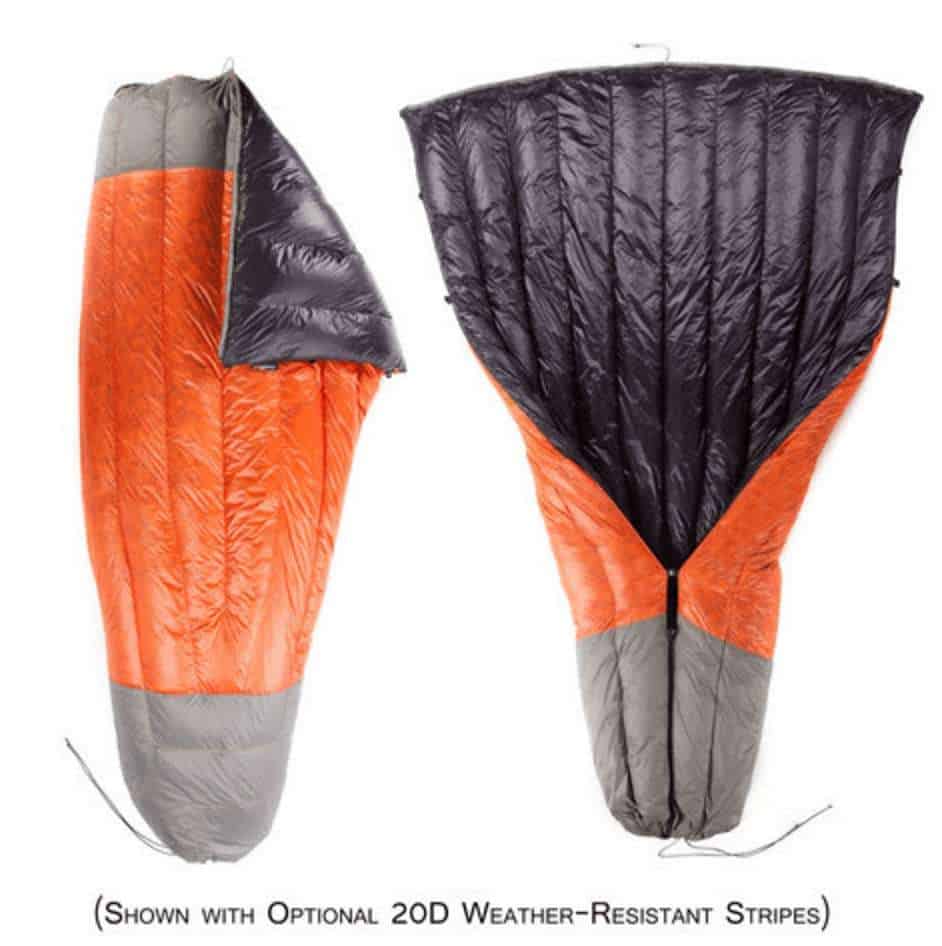 The State of Cottage Gear: EnLIGHTened Equipment Interview 9 enlightened equipment revelation orange resistant stripes cottage gear